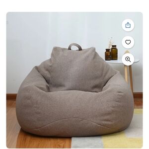 Stylish Gray Bean Bag Chair